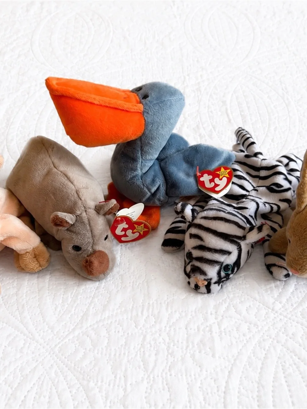 Ty Beanie Babies Plush Bundle of 5 | Mixed Lot with Tags